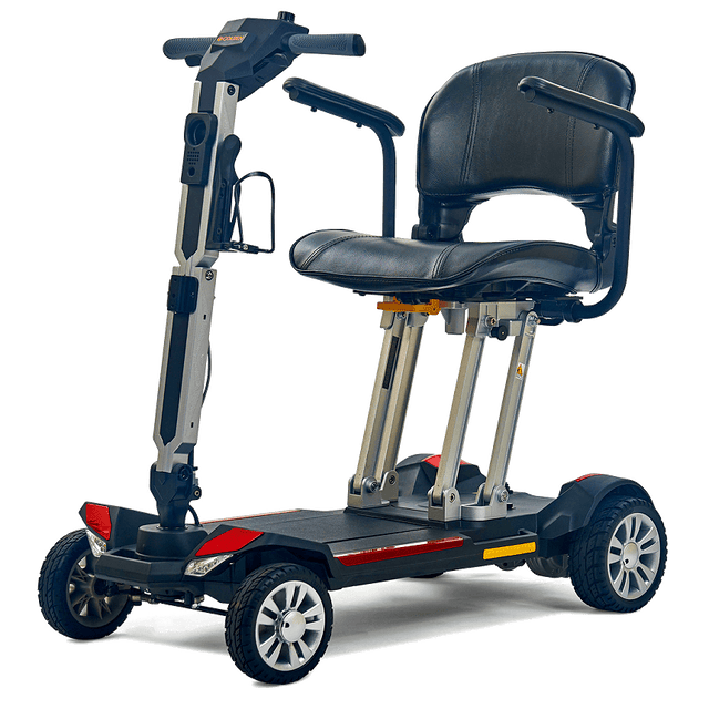 New Golden Technologies Buzzaround Carry On 4-Wheel Folding Mobility Scooter | Max Speed 3.6 MPH | 300 LBS Weight Capacity-Mobility Equipment for Less