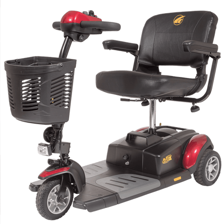New Golden Technologies Buzzaround XL 3-Wheel Full Size Mobility Scooter | Max Speed 4 MPH | 300 LBS Weight Capacity-Mobility Equipment for Less