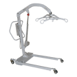 New Hoyer HPL700 Heavy Duty Electric Patient Lift | 23.3 - 69 Inches | Power Operated Base, Lifts Patient From Floor, Locking Casters-Mobility Equipment for Less