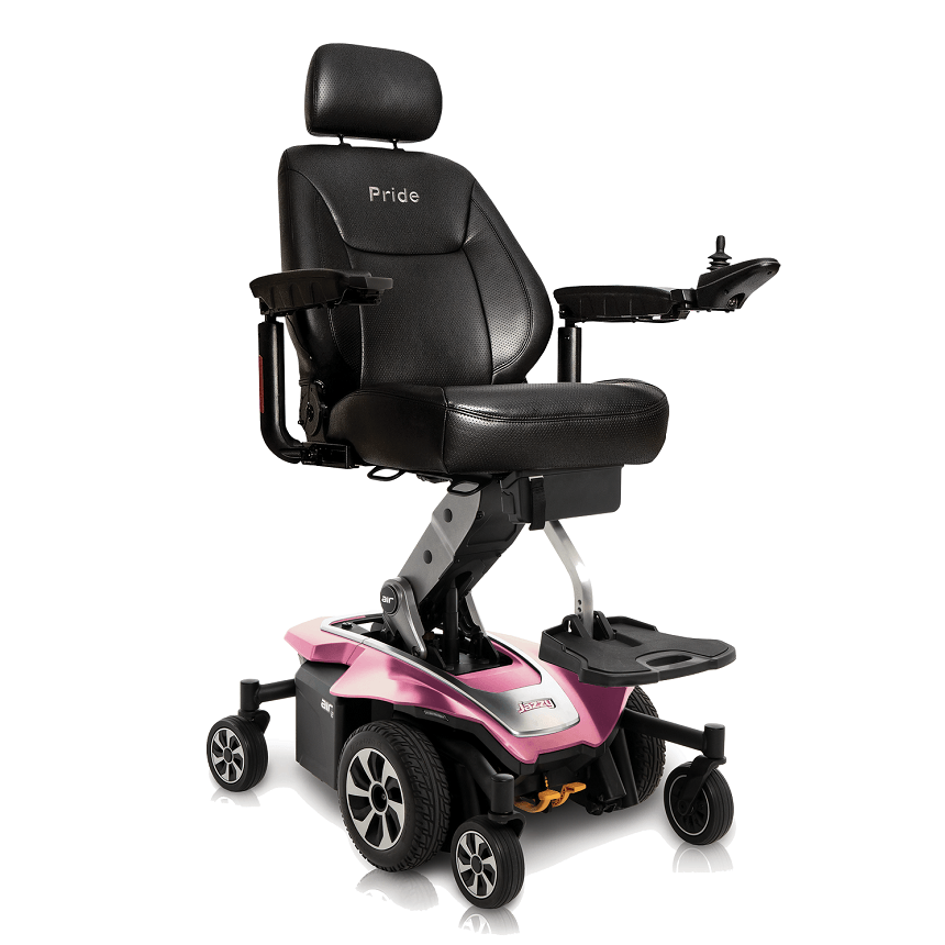 New Pride Mobility Jazzy Air 2 Power Chair | 12" Seat Elevate | Mid-Wheel Drive-Mobility Equipment for Less