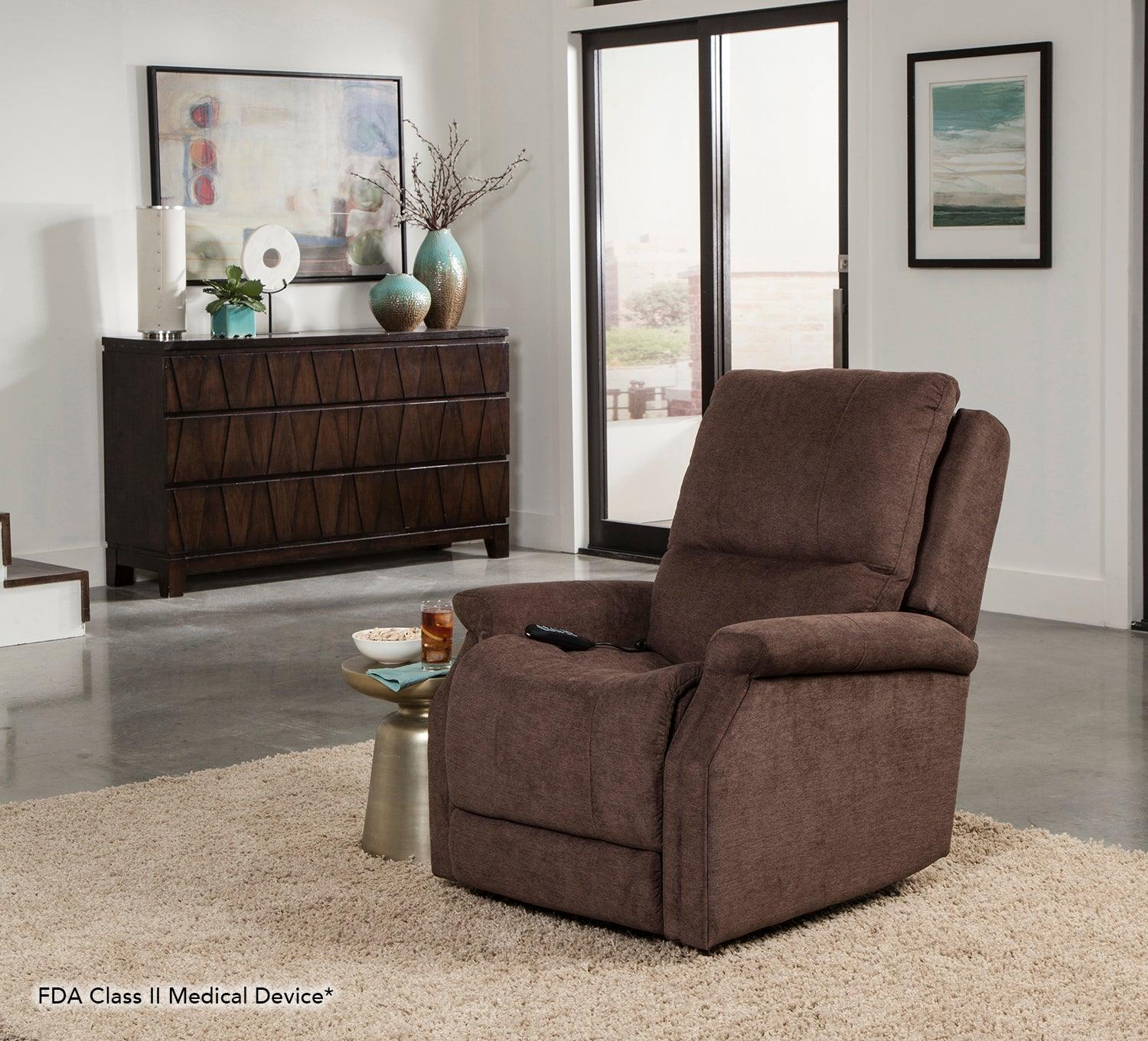 New Pride Mobility VivaLift Metro PLR-925M (Medium) Infinite Position Lift Chair Recliner-Mobility Equipment for Less