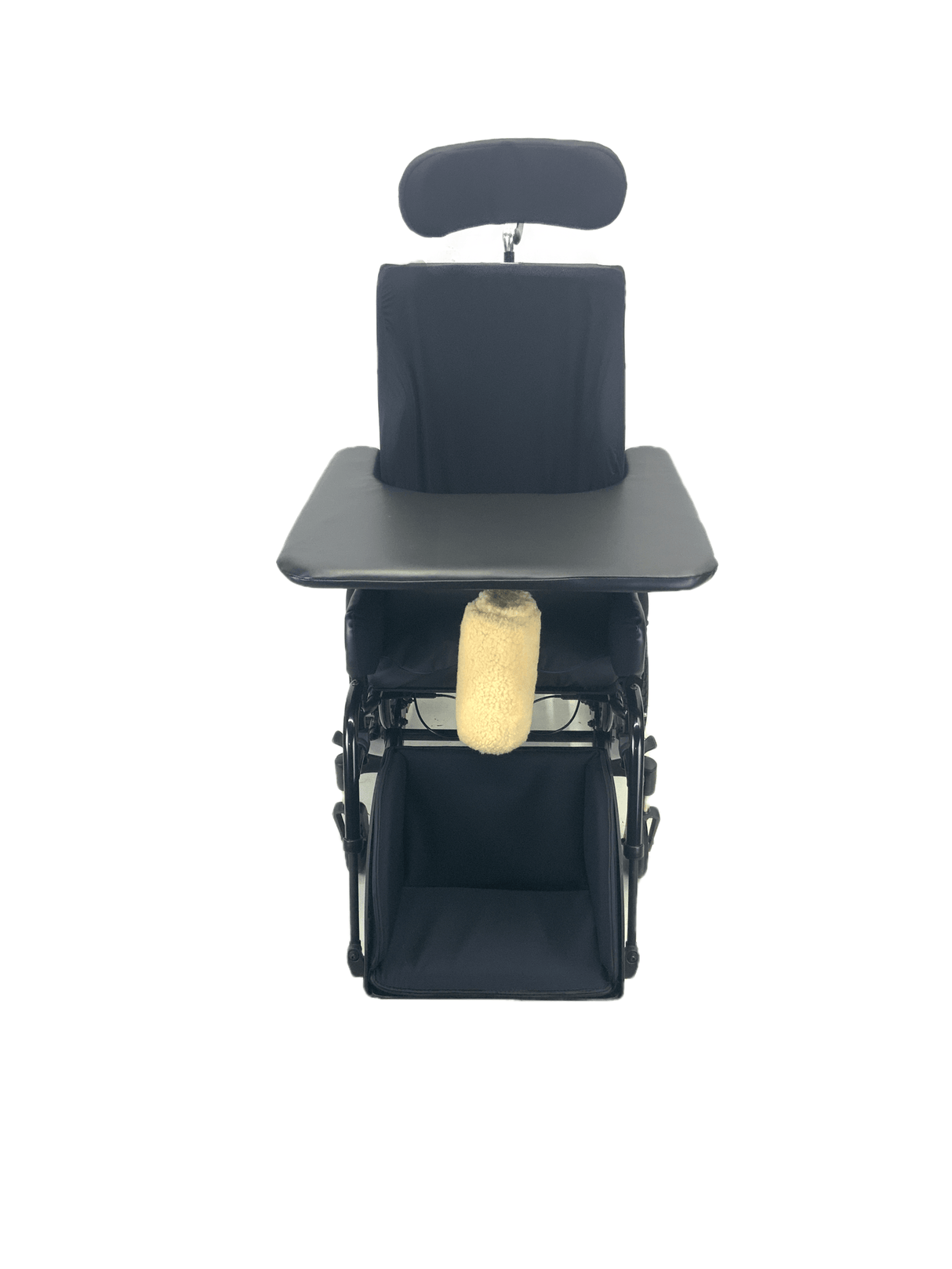 New Quickie Iris Tilt-In-Space Manual Wheelchair | 18 x 18 Inches | Legbox, Thigh Supports, Abductor Pad, Removable Activity Tray-Mobility Equipment for Less