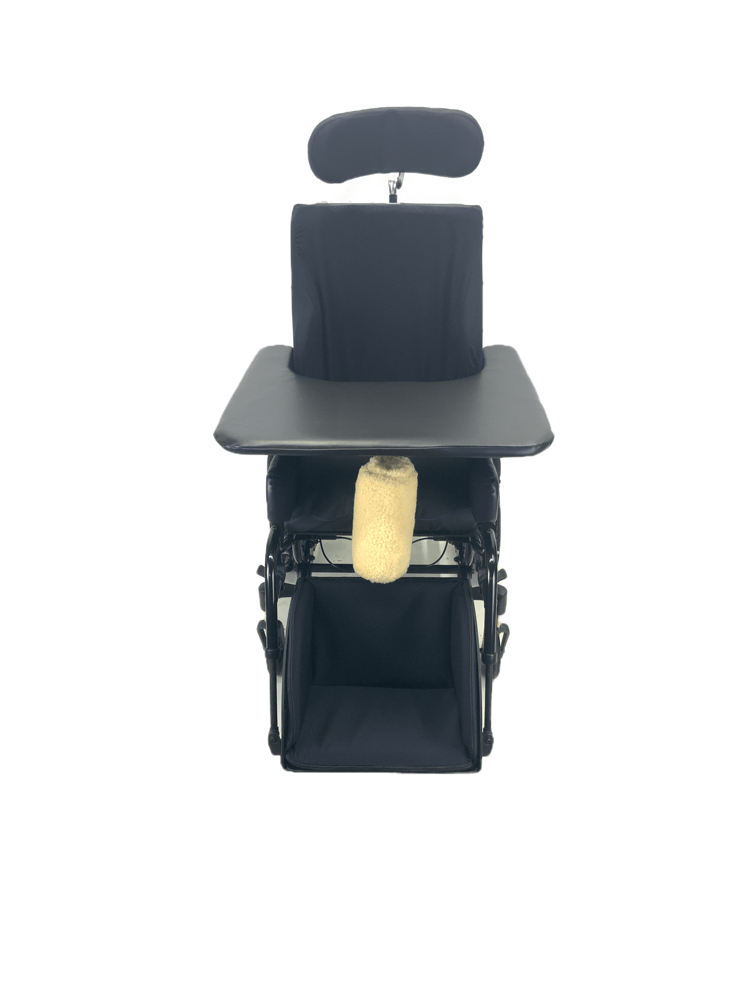 New Quickie Iris Tilt-In-Space Manual Wheelchair | 18 x 18 Inches | Legbox, Thigh Supports, Abductor Pad, Removable Activity Tray-Mobility Equipment for Less