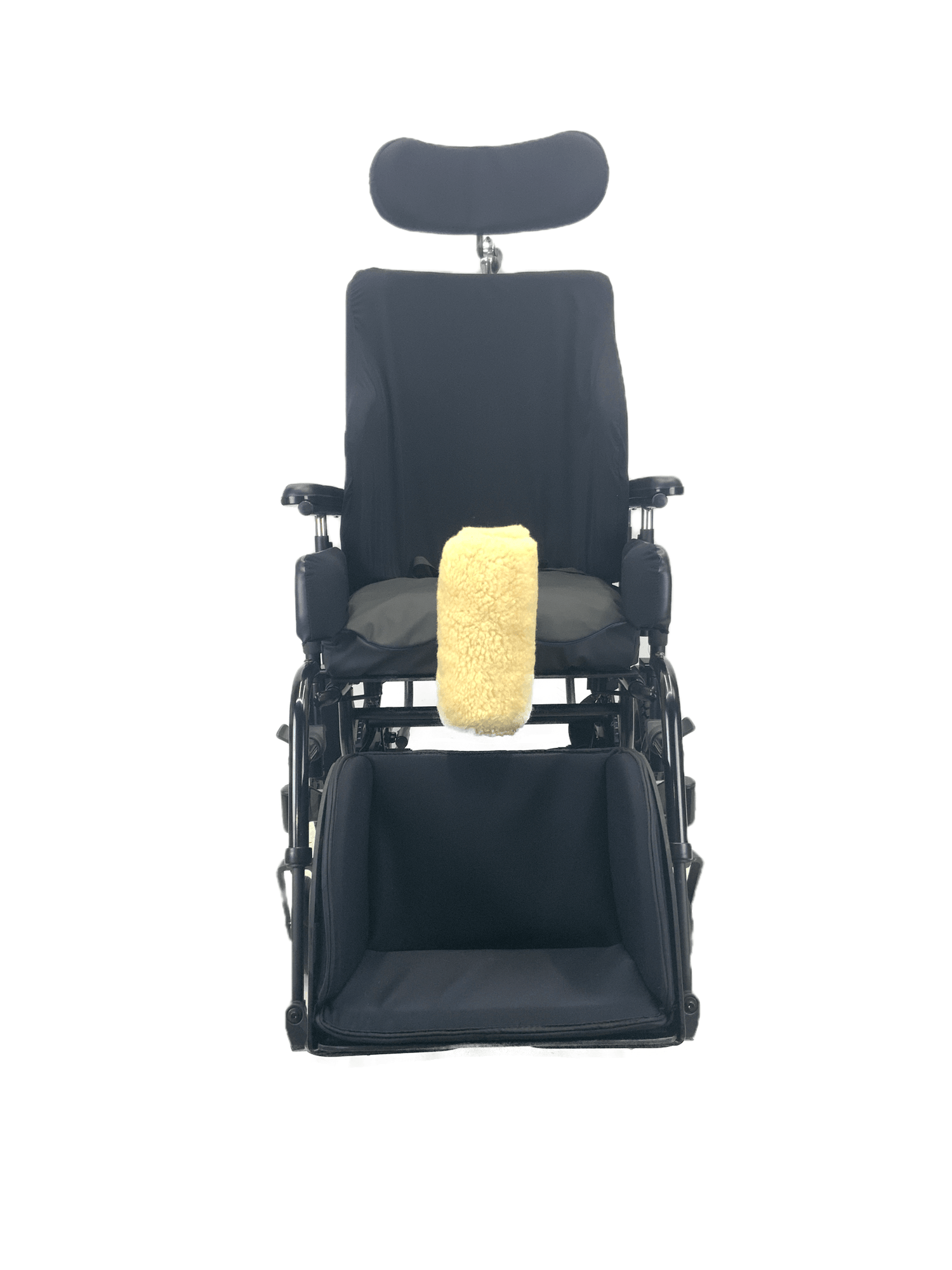 New Quickie Iris Tilt-In-Space Manual Wheelchair | 18 x 18 Inches | Legbox, Thigh Supports, Abductor Pad, Removable Activity Tray-Mobility Equipment for Less