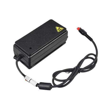 Overhead view of Pride Mobility iRide & iRide 2 battery charger, assembled