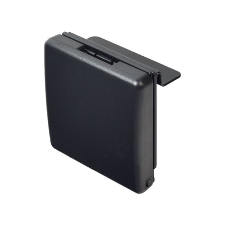 View of cup holder closed and sealed