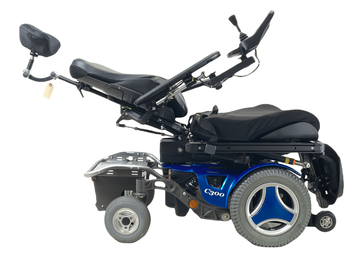 Permobil C300 Rehab Power Wheelchair | 22 x 21 Seat | Seat Elevate, Tilt, Recline, Power Legs | 82% Savings!-Mobility Equipment for Less