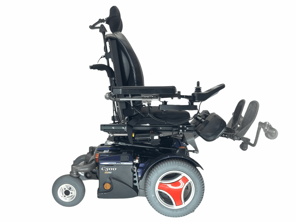 Permobil C500 Rehab Power Chair | 19x14 Seat | Tilt, Recline, Power Legs, Seat Elevate, Vertical Standing, Anterior Tilt-Mobility Equipment for Less