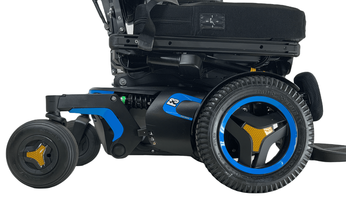 Permobil F3 Corpus Rehab Power Chair | 18 x 20 Seat | Seat Elevate, Tilt, Recline, Power Legs, Anterior Tilt | 84% Savings!-Mobility Equipment for Less
