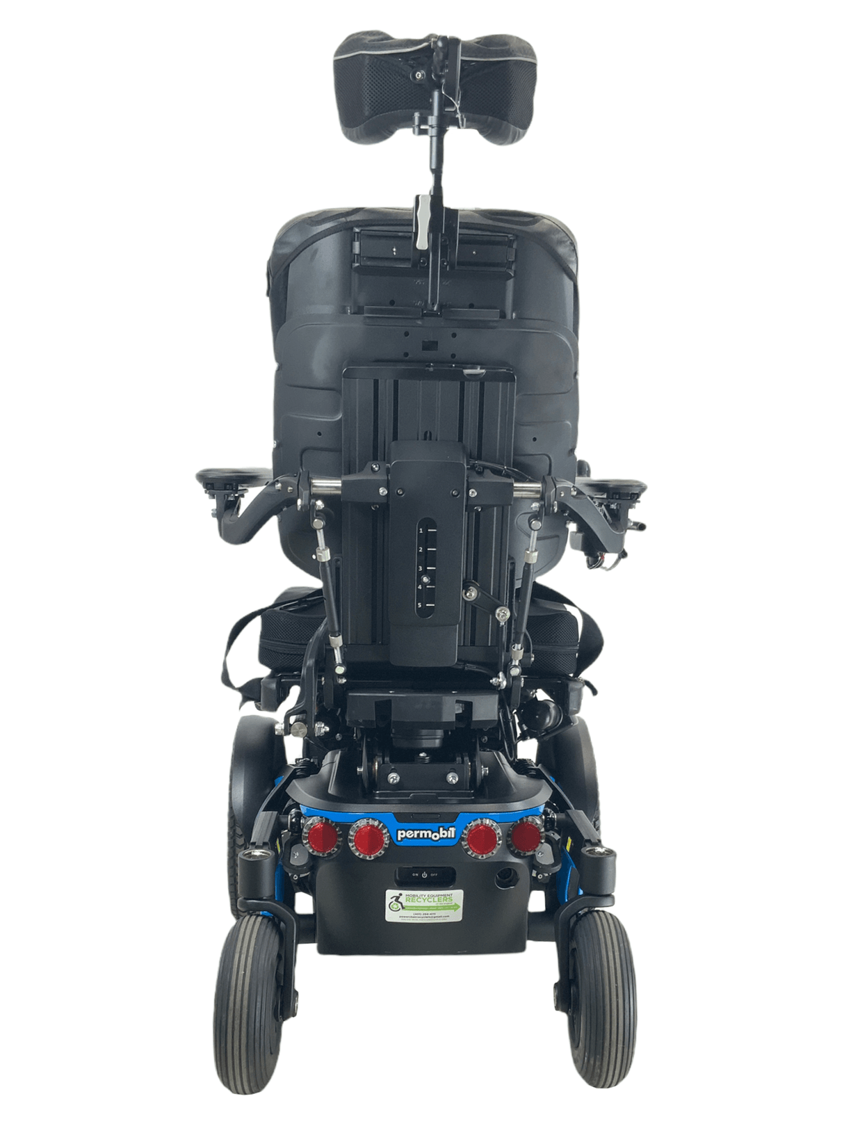 Permobil F3 Corpus Rehab Power Chair | 18 x 20 Seat | Seat Elevate, Tilt, Recline, Power Legs, Anterior Tilt | 84% Savings!-Mobility Equipment for Less