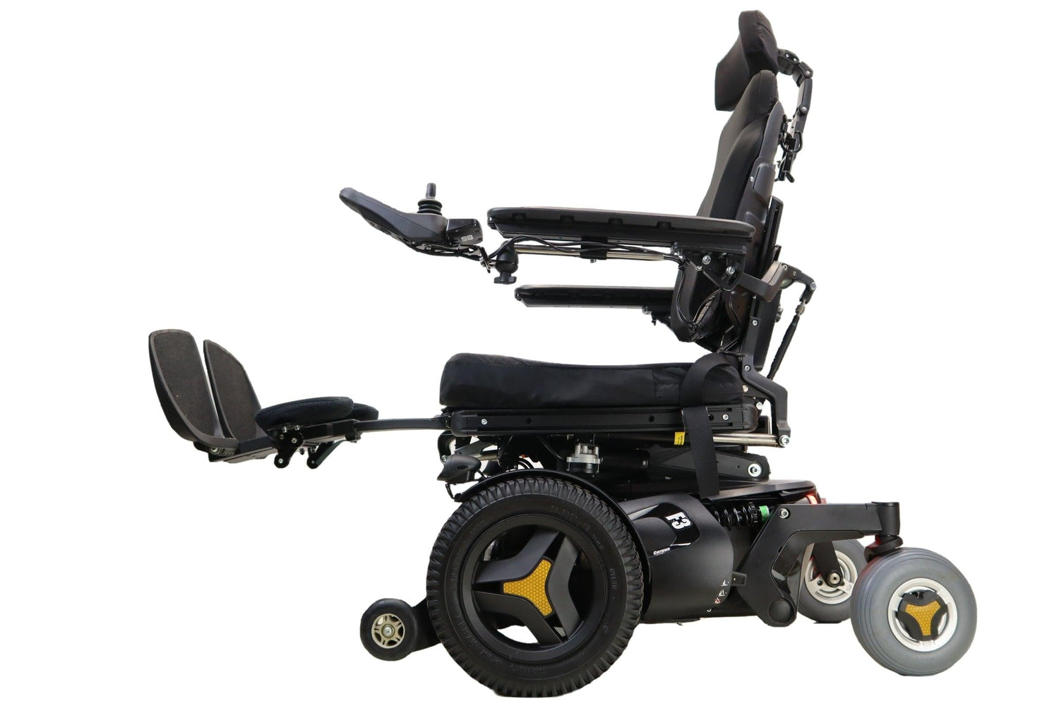 Permobil F3 Power Wheelchair With Seat Elevate, Tilt, Recline, & Power Legs | Head Lights, Tail Lights, & Left/Right Turn Signals-Mobility Equipment for Less