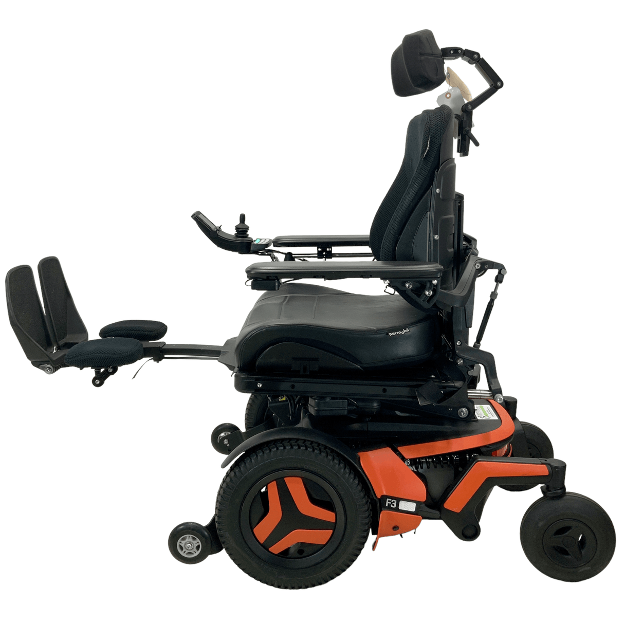 Permobil F3 RNET Rehab Power Chair|  Tilt, Recline, Power Legs - Mobility Equipment for Less