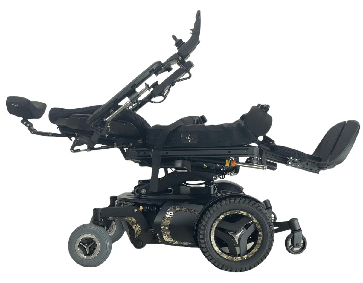 Permobil F5 VS Rehab Power Wheelchair | 19" x 19" Seat | Vertical Standing, Seat Elevate, Tilt, Recline, Power Legs | 73% Savings!-Mobility Equipment for Less