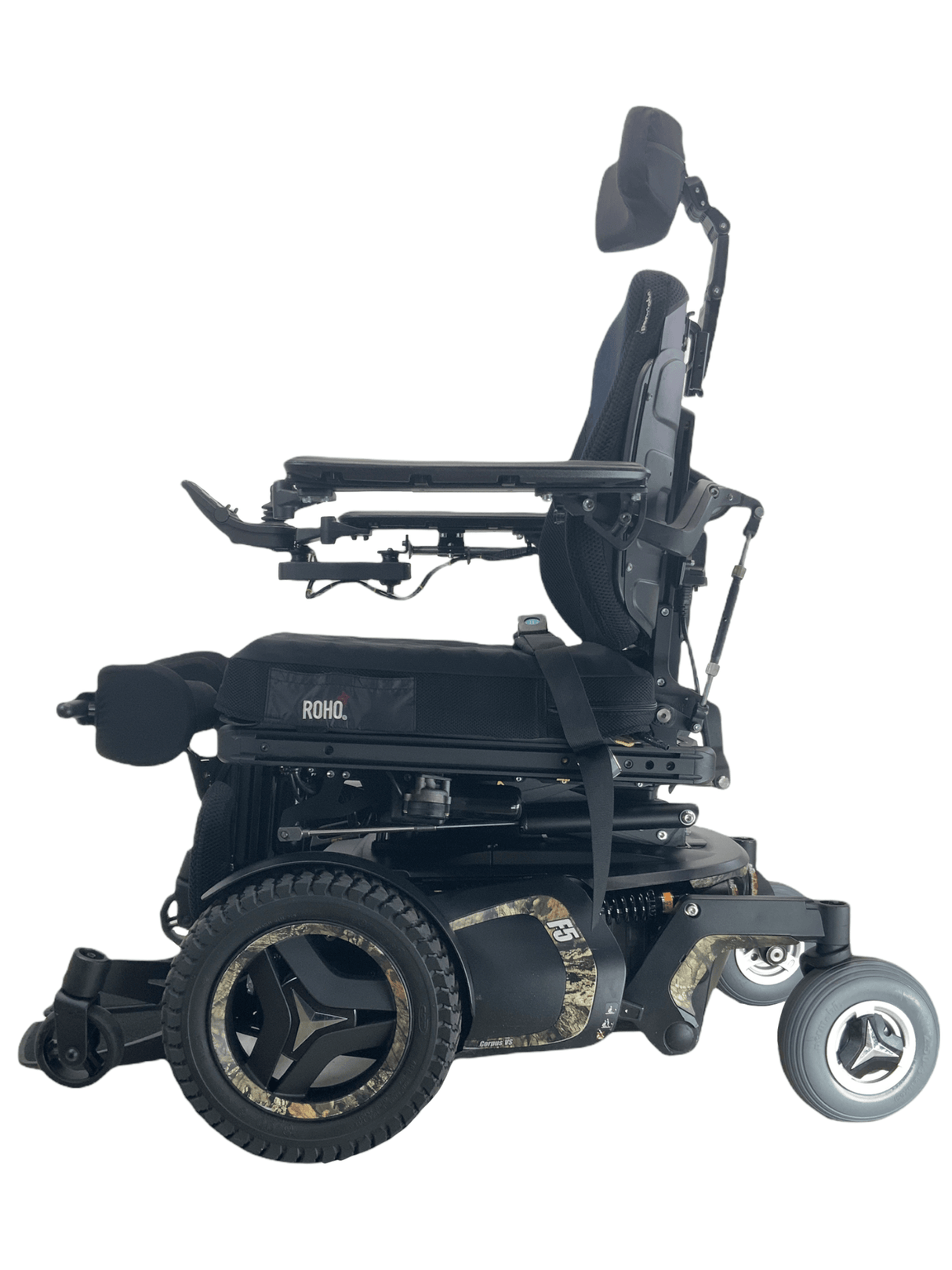 Permobil F5 VS Rehab Power Wheelchair | 19" x 19" Seat | Vertical Standing, Seat Elevate, Tilt, Recline, Power Legs | 73% Savings!-Mobility Equipment for Less