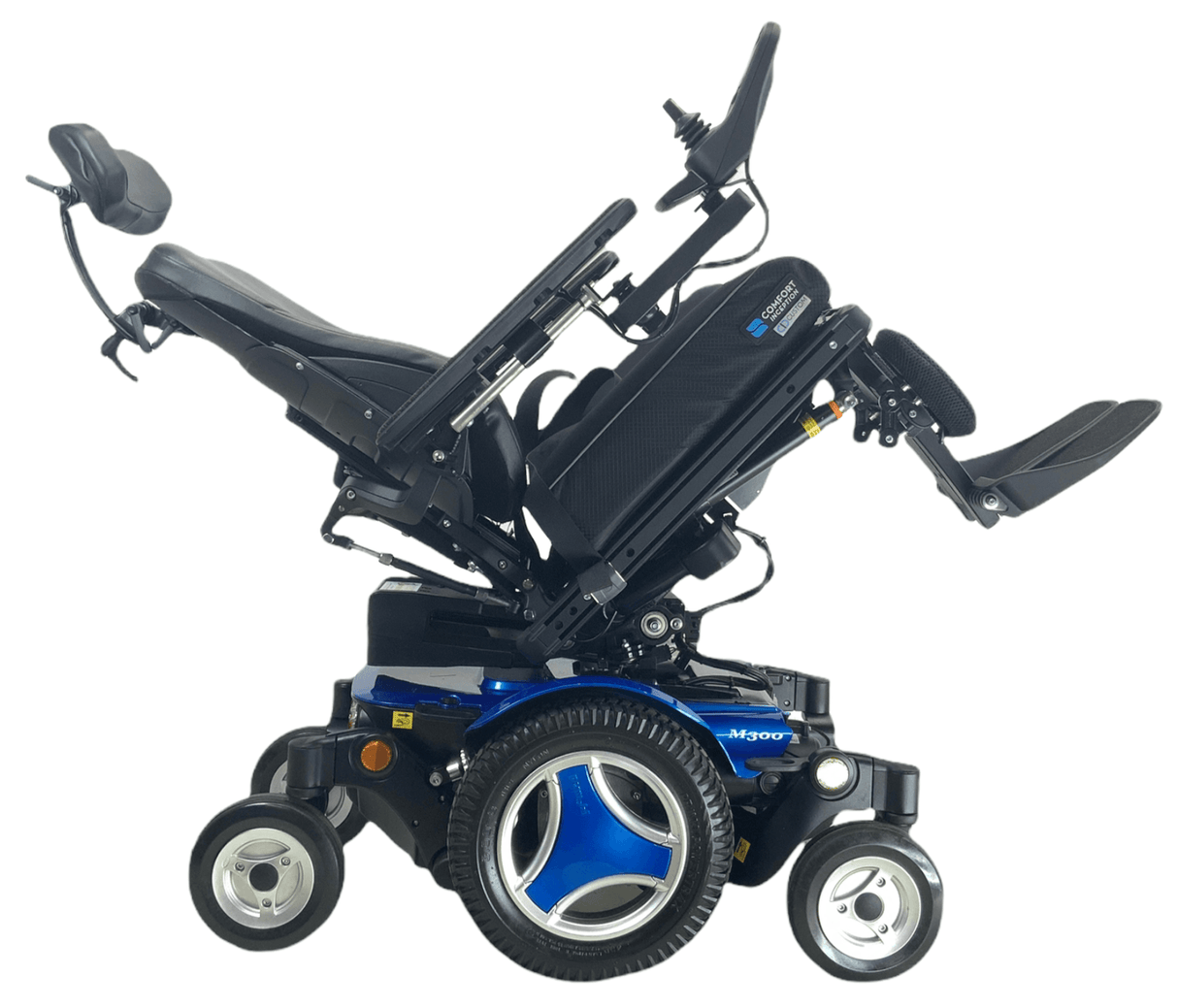 Permobil M300 Rehab Power Wheelchair | 18 x 18 Seat | Seat Elevate, Tilt, Recline, Power Legs | 90% Savings!-Mobility Equipment for Less