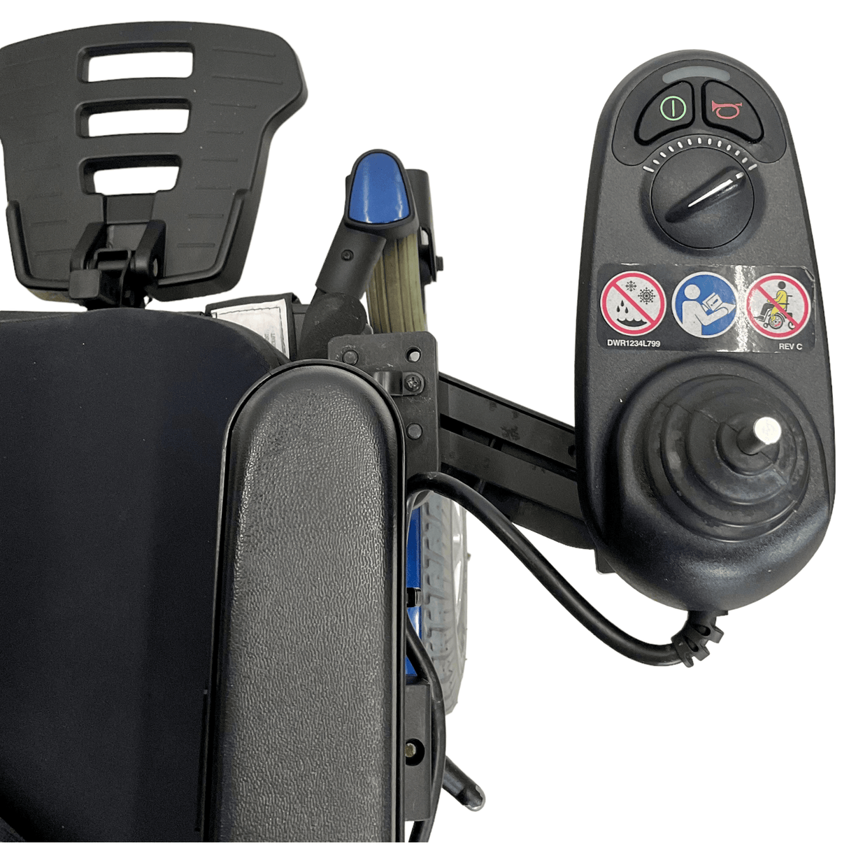 Pride Mobility Jazzy Select 6 Rehab Power Chair | 19 x 21 Seat | - Mobility Equipment for Less