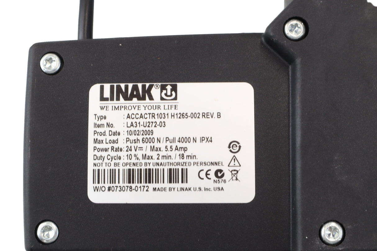 Tilt Actuator for Pride Mobility Quantum 6000Z, Q6 Edge X, J6, Quantum 610, & More Power Chairs | Linak | ACCACTR1031