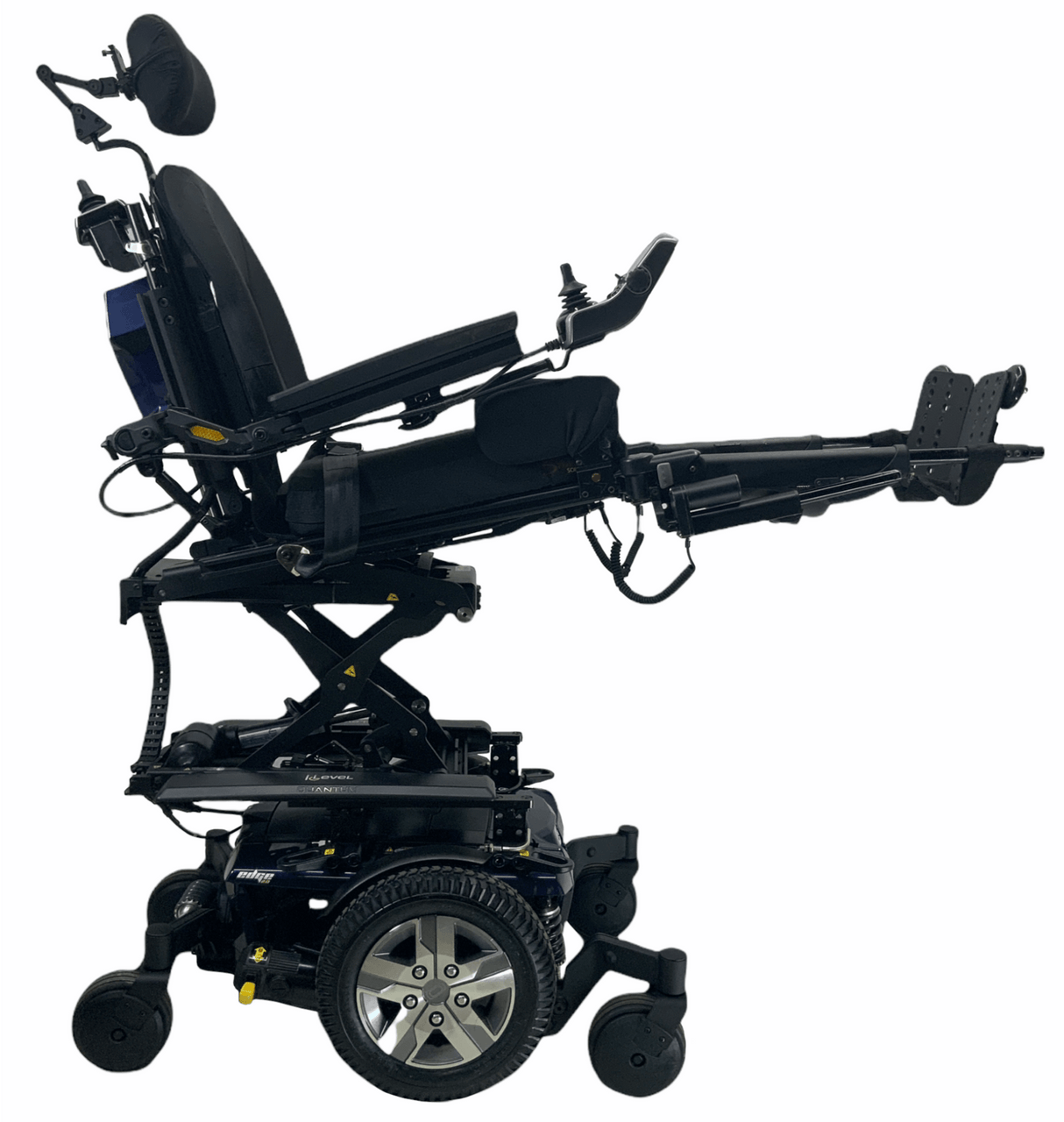 Pride Mobility Quantum Q6 Edge 2.0 iLevel Power Wheelchair | 16" x 18" Seat | Seat Elevate, Tilt, Recline, Power Legs-Mobility Equipment for Less