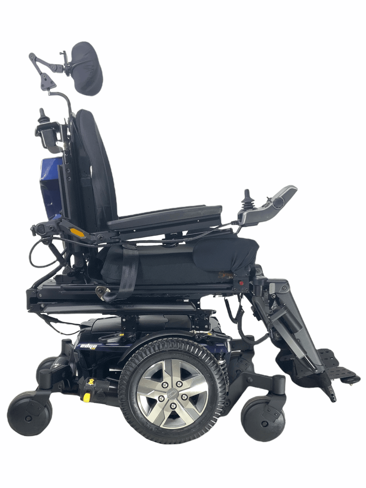 Pride Mobility Quantum Q6 Edge 2.0 iLevel Power Wheelchair | 16" x 18" Seat | Seat Elevate, Tilt, Recline, Power Legs-Mobility Equipment for Less