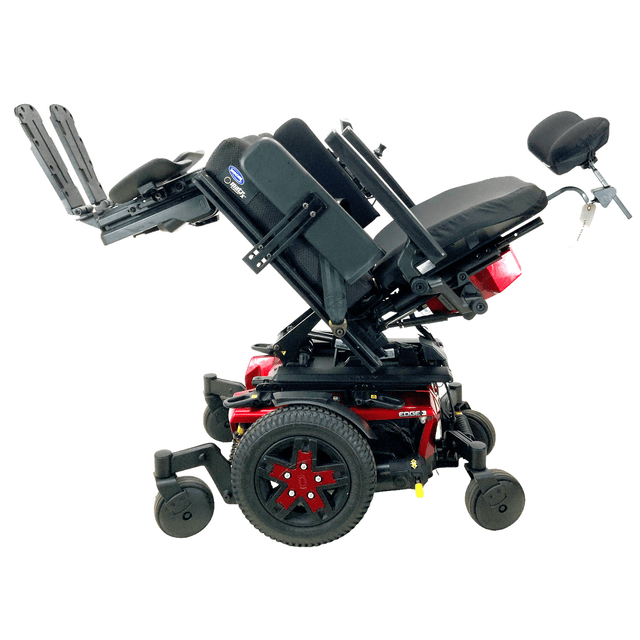 Pride Quantum Q6 Edge 3 Rehab Power Chair | Tilt, Recline, Power Legs | 77% OFF! - Mobility Equipment for Less