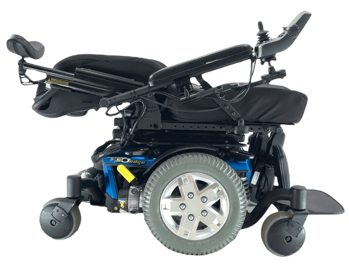 Pride Mobility Quantum Q6 Edge Rehab Power Chair | 17 x 18 Seat | Tilt, Recline, Power Legs-Mobility Equipment for Less