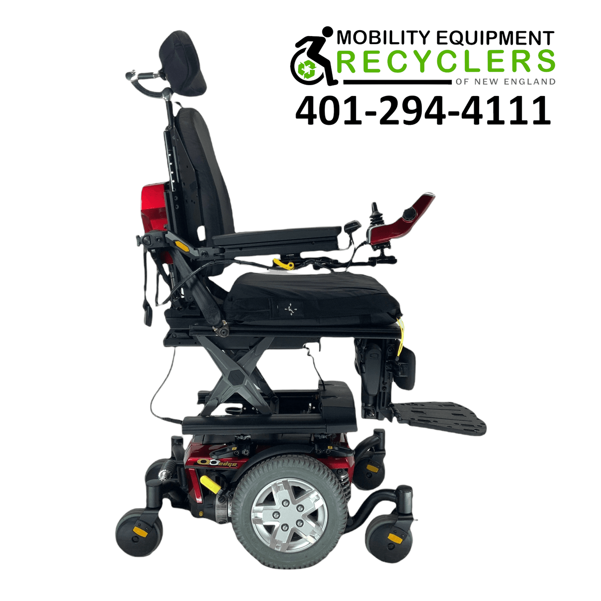 Pride Mobility Quantum Q6 Edge with TRU-Balance 3 & I-Level Rehab Power Chair | 22" x 20" Seat | Tilt, Recline, Seat Elevate, Power Extending Legs-Mobility Equipment for Less