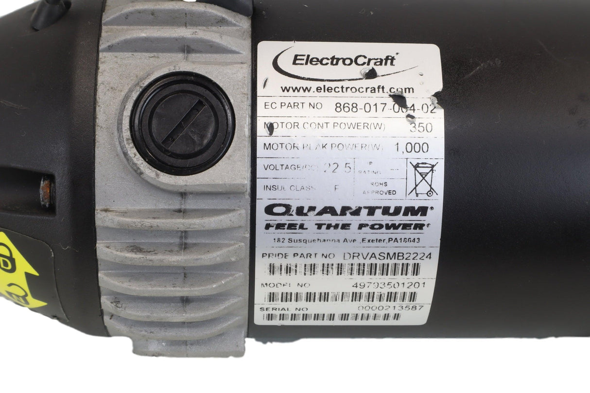Pride Quantum Q6 Edge, Edge x, Rival Power Chair Motors | MOT131092-06 | MOT131093-06 | 49793501201 | Left & Right-Mobility Equipment for Less