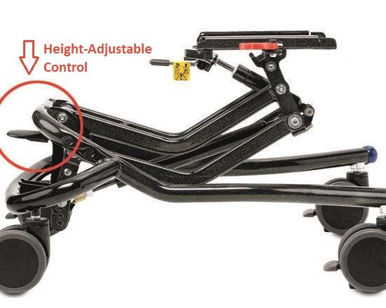 R82 High-Low X Frame Pediatric Stroller with Tilt | Thigh Lateral Supports, Chest Harness, Height Adjustable Armrests - Mobility Equipment for Less