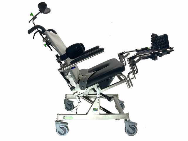 Raz AT Commode Shower Chair | 22" x 19" Seat | Tilt, Recline, Elevating Legs-Mobility Equipment for Less