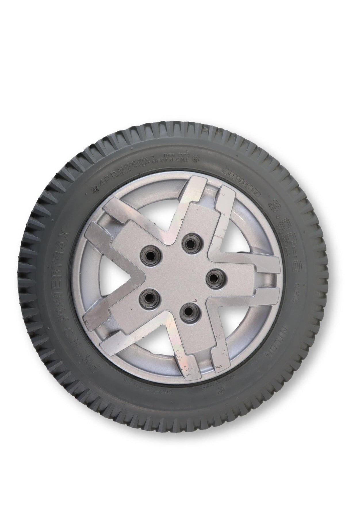 Replacement Drive Wheel for Pride Mobility Quantum Q6 Edge / Quantum Rival Power Chairs | Primo Powertrax WHLASMB2093 | 14x3Inch | Certified Pre-Owned-Mobility Equipment for Less