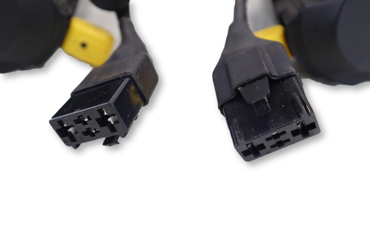 connectors on the motors for the Quantum Q6 Edge 2, 2.0x, and 3 viewed from the side at an angle