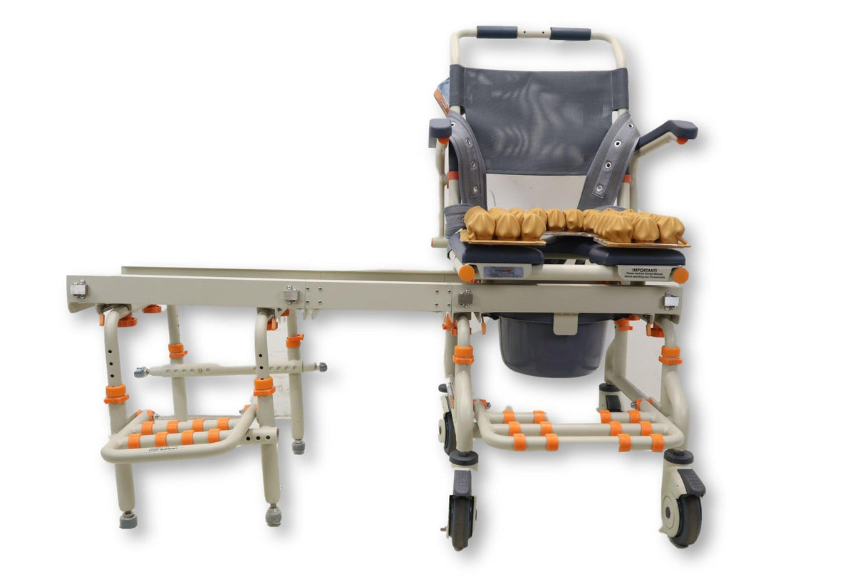 Shower Buddy SB2 TubBuddy Commode Seating System | Sliding Shower Chair Transfer Bench | Air-Filled Star Cushion-Mobility Equipment for Less