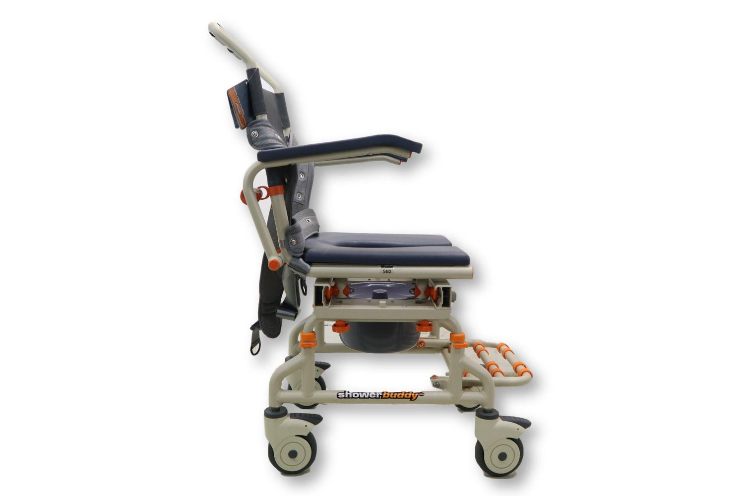 Shower Buddy SB2 TubBuddy Commode Seating System | Sliding Shower Chair Transfer Bench | Air-Filled Star Cushion-Mobility Equipment for Less