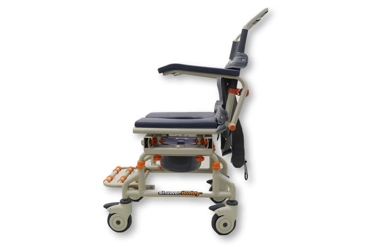 Shower Buddy SB2 TubBuddy Commode Seating System | Sliding Shower Chair Transfer Bench | Air-Filled Star Cushion-Mobility Equipment for Less