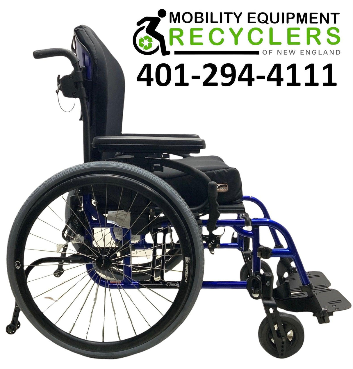 Sunrise Medical Quickie 2 Folding Manual Wheelchair | Height Adjustable Armrest, Swing-Away Leg Rests, Fold Down Backrest |-Mobility Equipment for Less