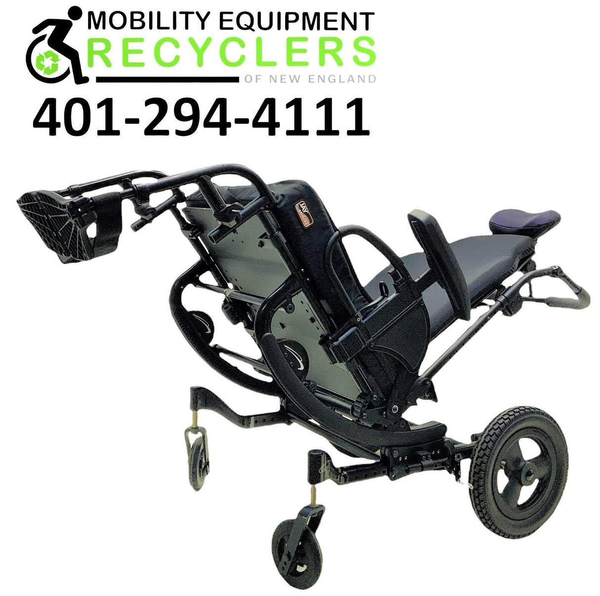 Sunrise Medical, Quickie Iris SE, Tilt-In-Space Manual Wheelchair | 20" x 22" | Removable Back Rest & Armrest | Adjustable Headrest-Mobility Equipment for Less