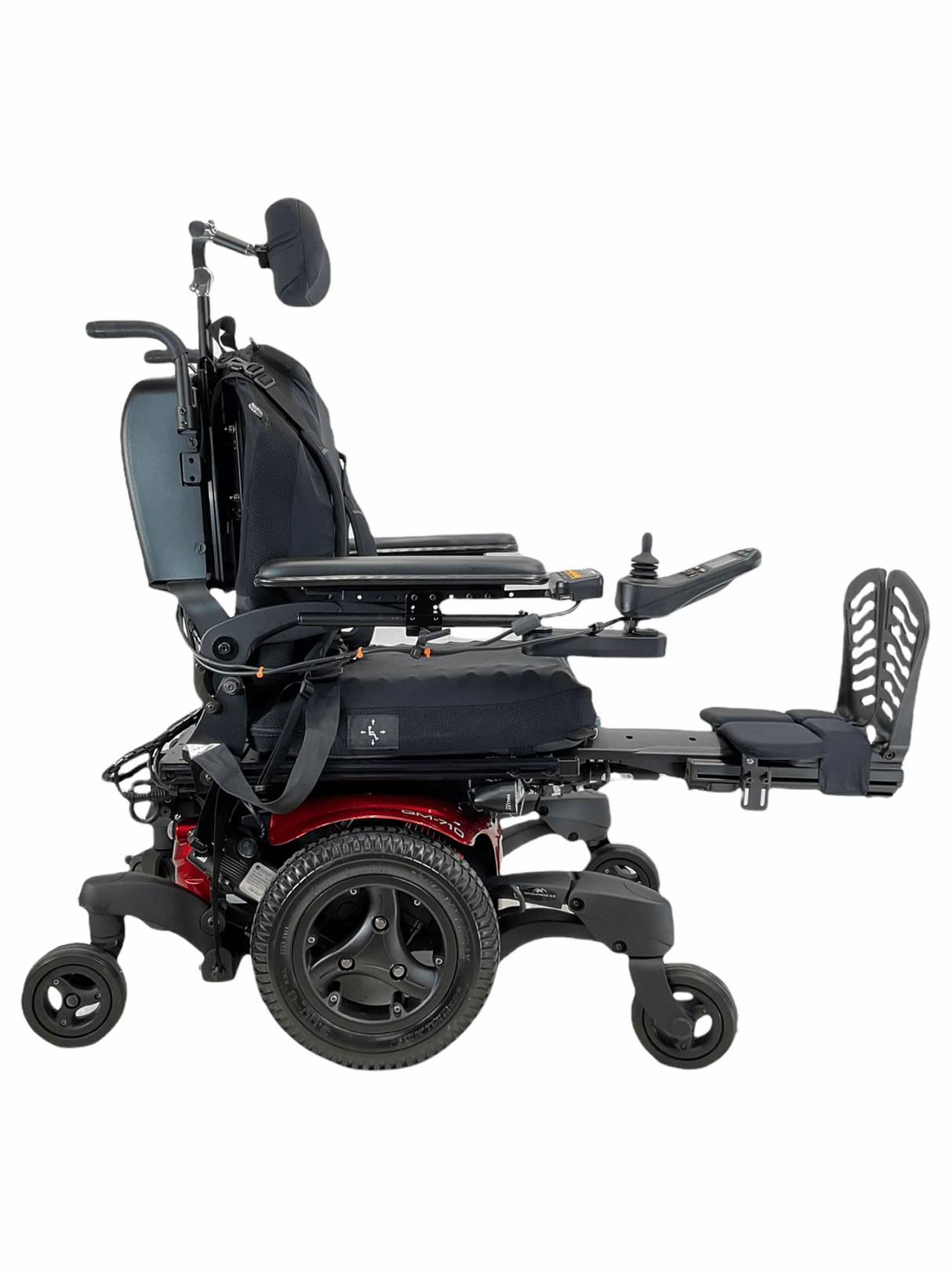 Sunrise Medical Quickie QM-710 Rehab Power Chair | Tilt, Recline, Power Legs | 17" x 16" Seat