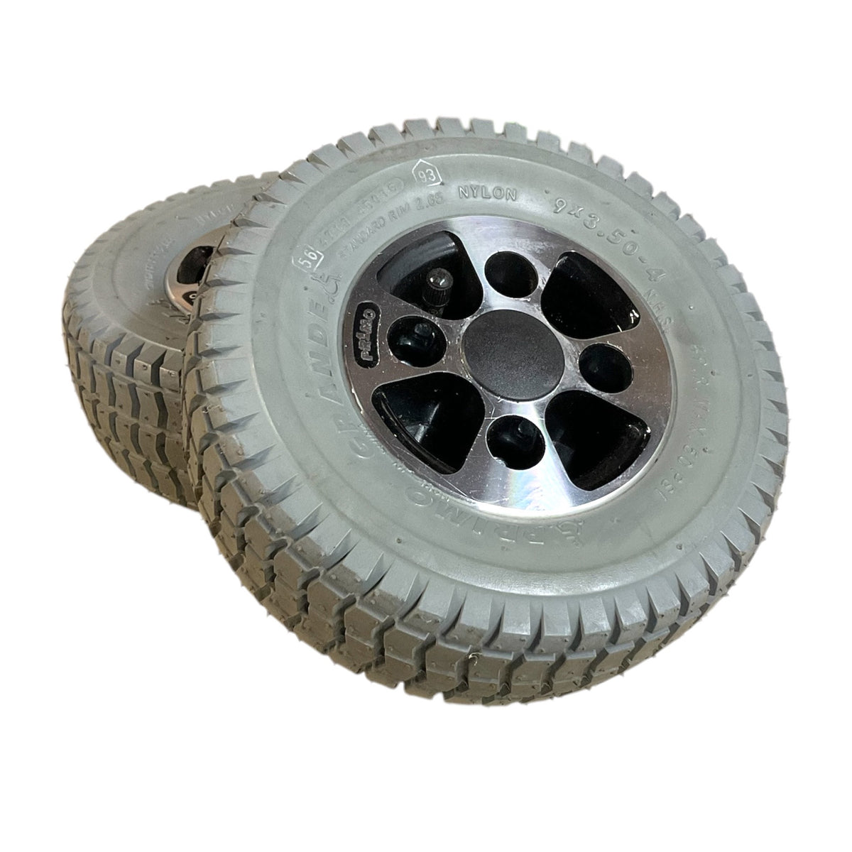 Mpv5 Hoveround MPV4 & MPV5 Solid, Flat-Free Drive Wheel Assembly – Mobility ...