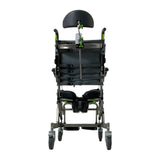 Back View of Raz Designs RAZ-AT (Attendant Tilt) Shower Chair & Commode