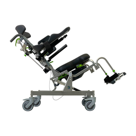 RAZ-AT Attendant Tilt Shower Chair/Commode | Tilted