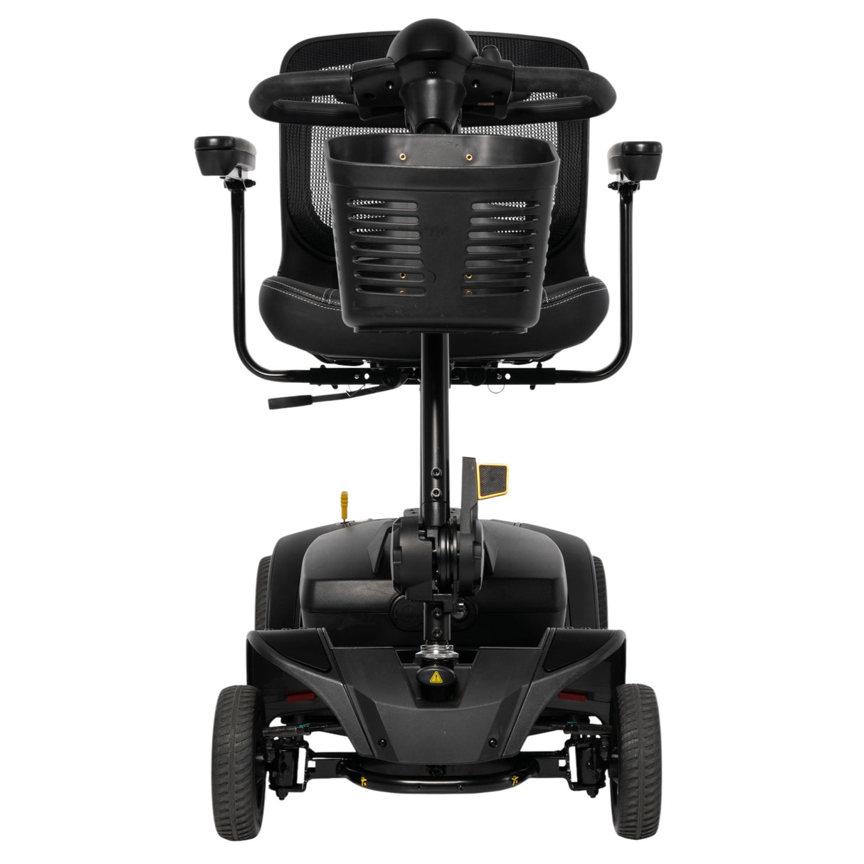 Front View of Black Pride Go Go Elite Traveller 2 Platinum Mobility Scooter