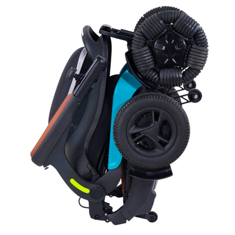 Side Profile of Folded Golden Ally Pro Power Chair