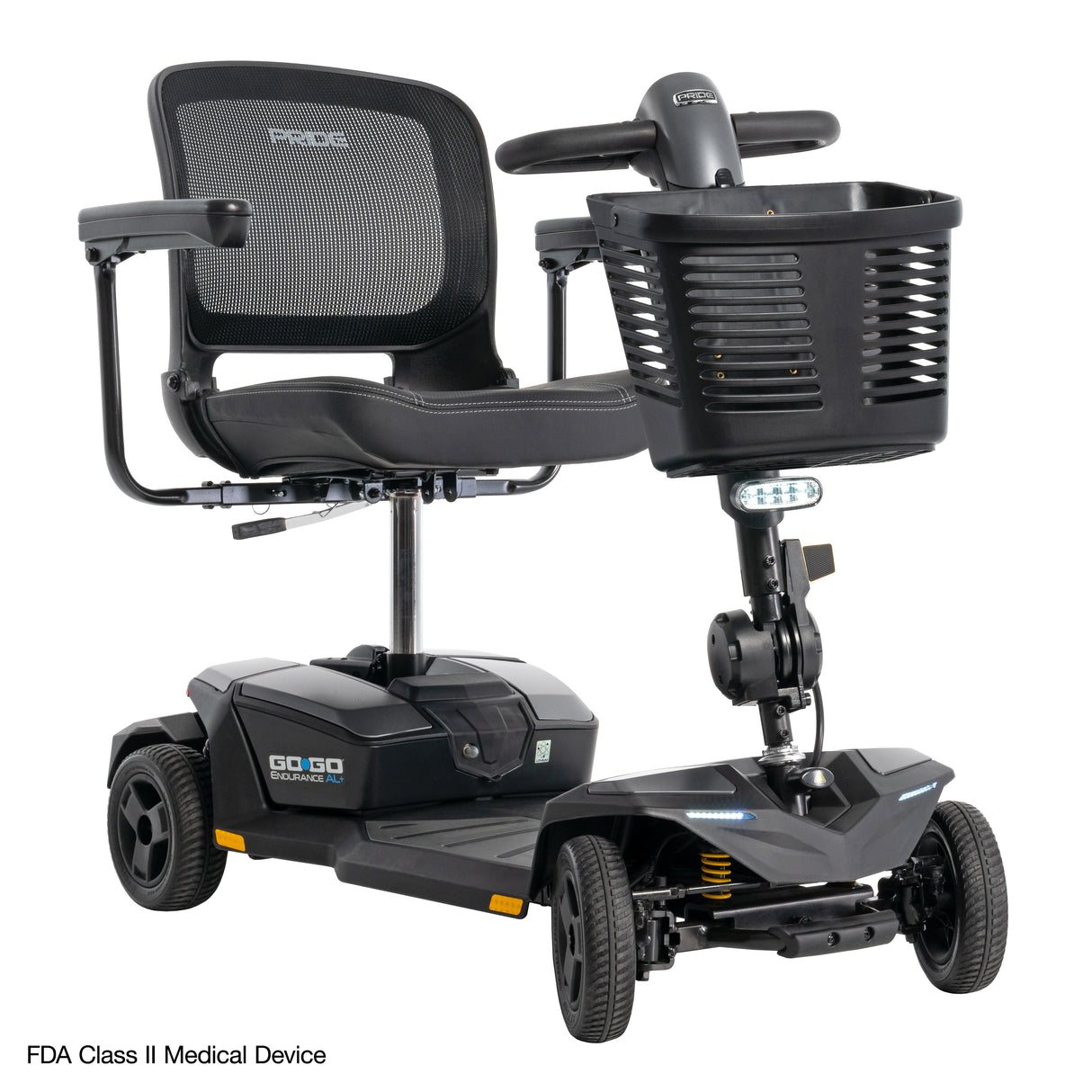 Pride Mobility Go Go Endurance AL+ Portable Mobility Scooter | Grey