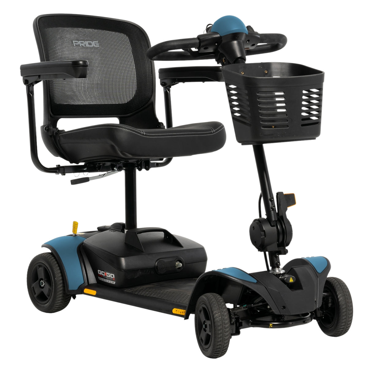 Pride Go Go Elite Traveller 2 Platinum Mobility Scooter - Iceberg Blue