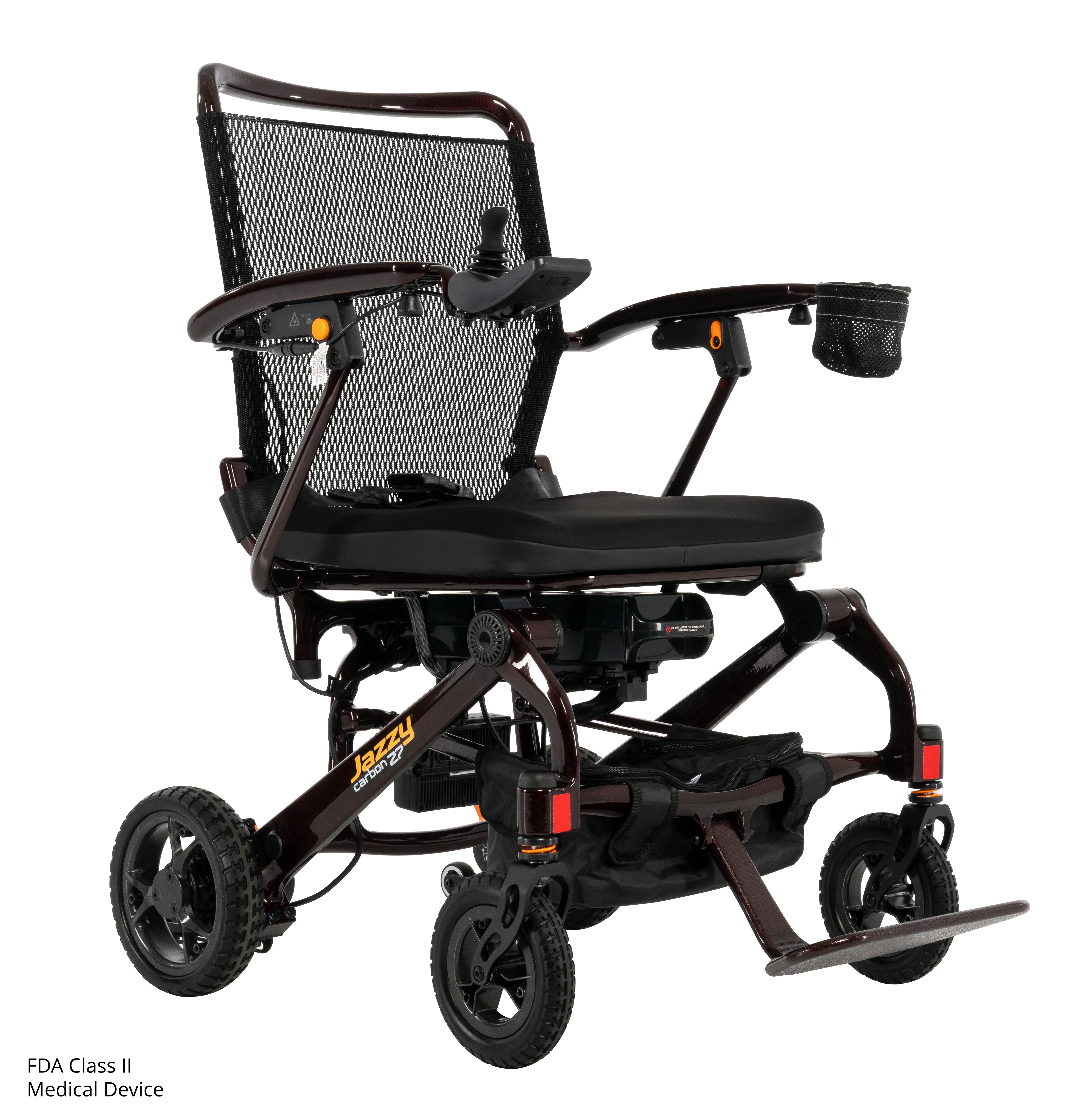 Pride Jazzy Carbon 27 Folding Power Wheelchair | Weighs Just 27