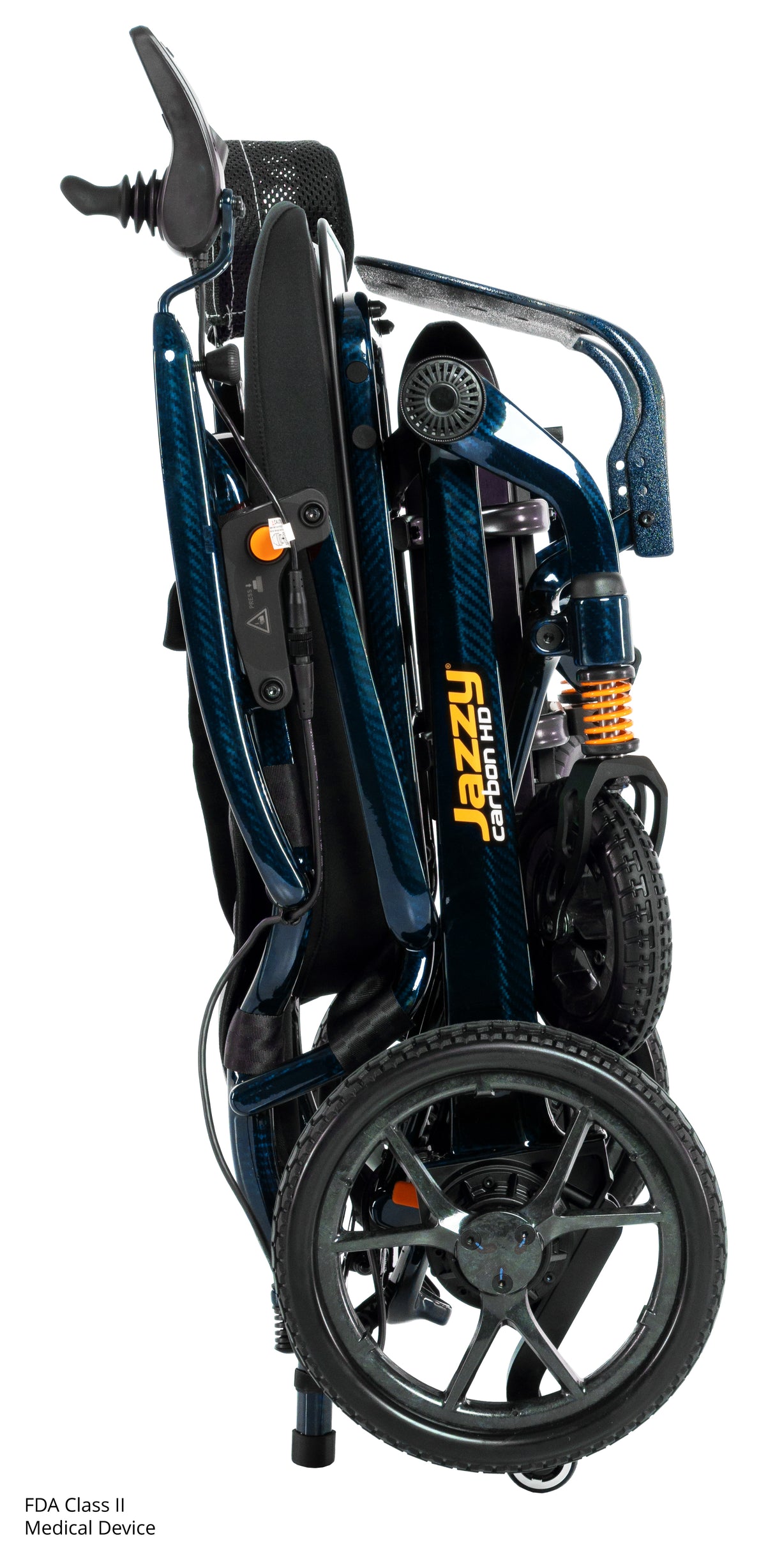 Jazzy Carbon HD Power Chair | Folded
