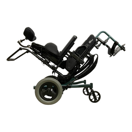 Ki Mobility Focus CRe Tilt-in-Space Wheelchair - Tilted
