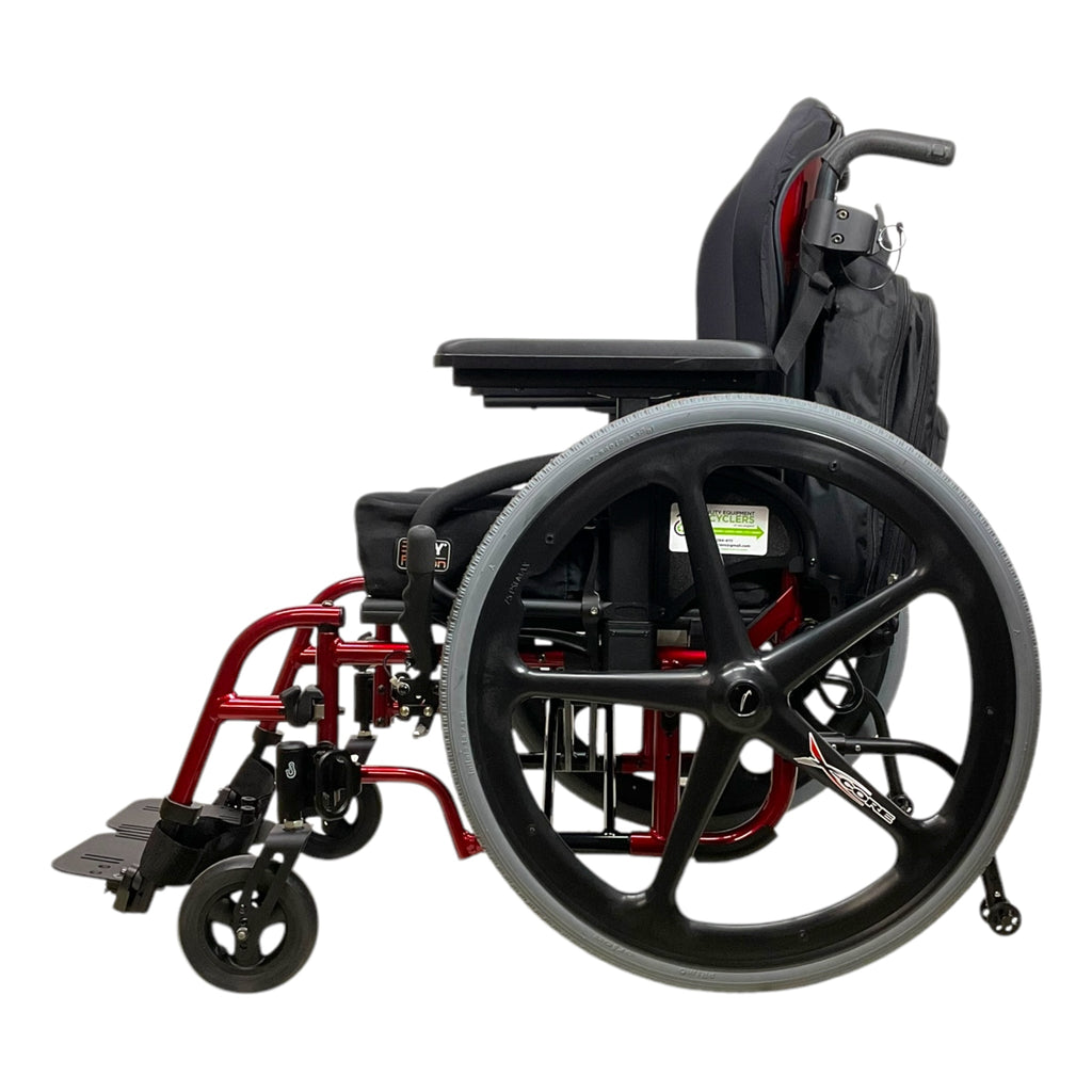 Left Side View of Quickie 2 Manual Wheelchair