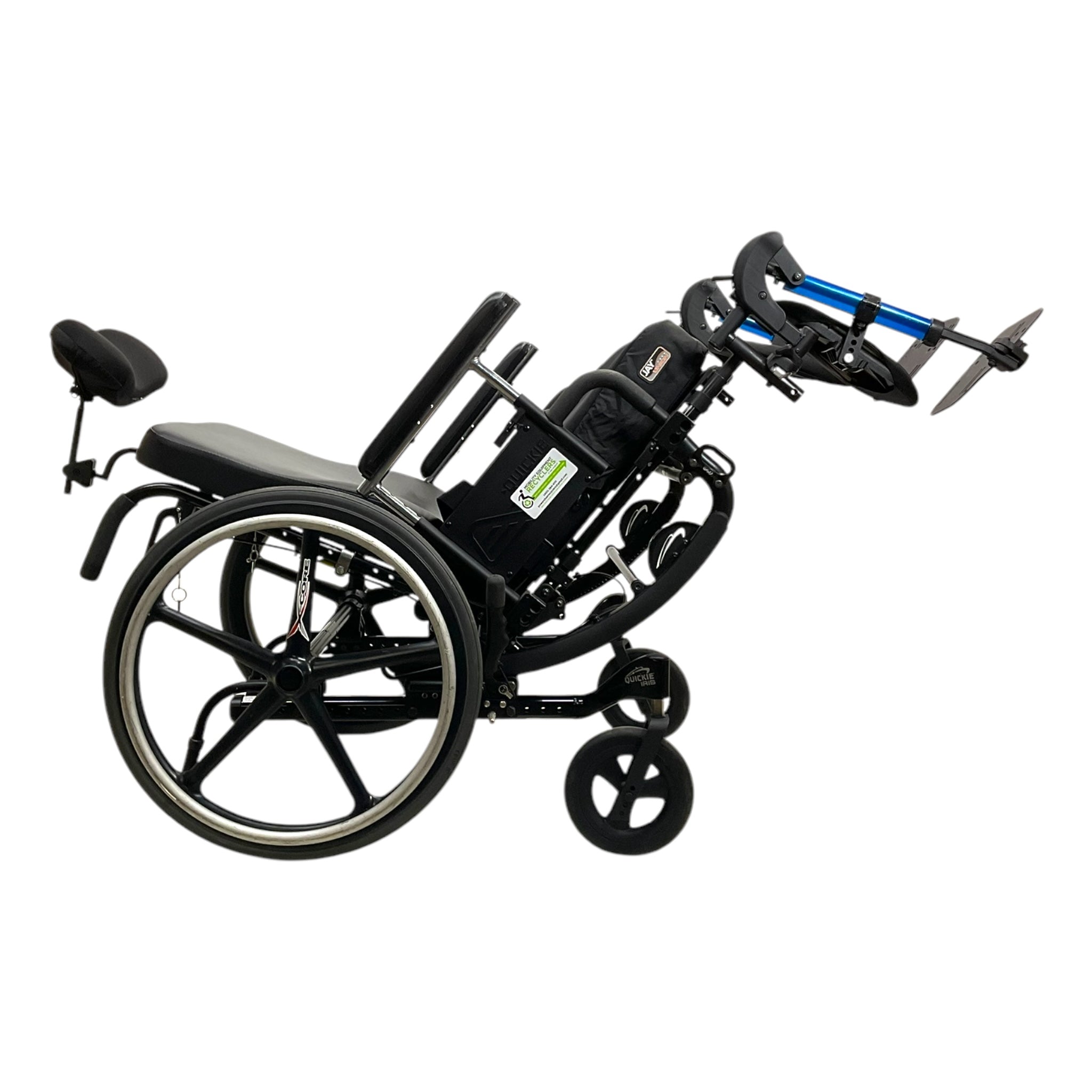 2022 Quickie Iris Tilt-in-Space Manual Wheelchair | Self-Propel