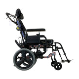 Right Side View of Quickie Iris Tilt-in-Space Manual Wheelchair